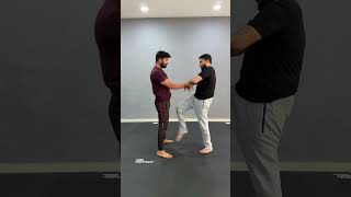 Wrist grab action kravmaga training martialarts [upl. by Aleacin5]