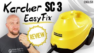 Karcher SC3 Review ► Is the Steam Cleaner with EasyFix worth it ✅ Reviews quotMade in Germanyquot [upl. by Ayikal]