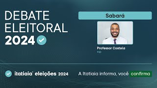 ELEIÃ‡Ã•ES MUNICIPAIS ACOMPANHE O DEBATE DOS CANDIDATOS DE SABARÃ [upl. by Nyrok]