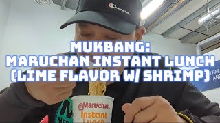 MUKBANG MARUCHAN INSTANT NOODLES [upl. by Buckler]