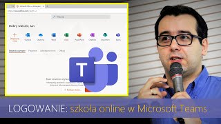 Jak ZALOGOWAĆ SIĘ DO SZKOŁY przez Microsoft Teams Poradnik dla Uczniów [upl. by Wilscam616]