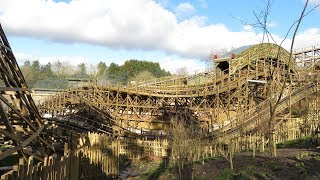 Alton Towers Wicker Man QueueLine Walkthrough [upl. by Clute993]