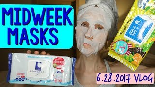 Vlog Work ASIAN SKIN CARE Masks PO BOX cards 🚗📪🙆 [upl. by Christie]