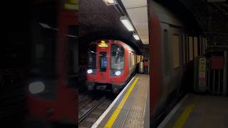 London Underground Metropolitan line at Bishopsgate train railway tube [upl. by Joacimah]