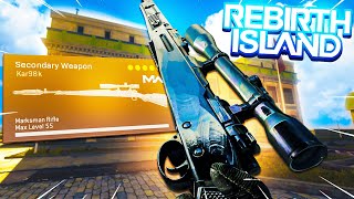 USING the OBSIDIAN KAR98 on REBIRTH ISLAND😱Cold War Warzone [upl. by Luap]