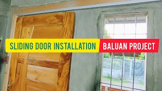 Sliding Door Installation  Baluan Project [upl. by Nozicka]