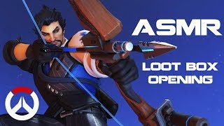 ASMR Binaural Overwatch Opening 52 Archives Loot Boxes [upl. by Paton916]