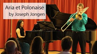 Peter Steiner  Aria et Polonaise Joseph Jongen [upl. by Ognimod697]