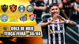 TODOS OS GOLS DESTA TERÃ‡AFEIRA 3004  GOLS DE HOJE PELA COPA DO BRASIL [upl. by Mosora928]