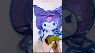 Using a manual pump to blow the kuromi ball 🤡japan kuromi kawaii shortsviral [upl. by Thackeray838]