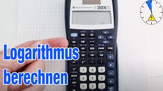 Logarithmus berechnen TI 30 X II S [upl. by Oswin406]