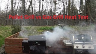 Gas vs Pellet Grill High Heat Test Weber Genesis II vs Green Mountain [upl. by Normac]