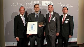 Süddeutsche Zeitung großer Gewinner beim Deutschen Journalistenpreis [upl. by Hatnamas]