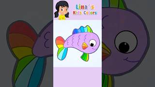 Rainbow fish  Kids Songs ✨💖🌟 shorts nurseryrhymes drawing [upl. by Melodie]