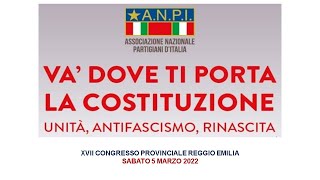 VA DOVE TI PORTA LA COSTITUZIONE UNITA ANTIFASCISMO RINASCITA [upl. by Broderic]