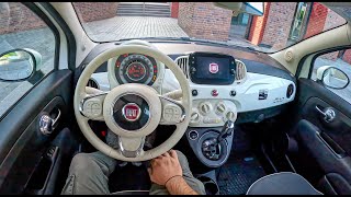 2020 Fiat 500 12 69HP 0100 POV Test Drive 1773 Joe Black [upl. by Joella542]