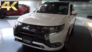 2019 NEW Mitsubishi Outlander PHEV White Interior Exterior  新型 三菱 アウトランダー PHEV 2019年モデル [upl. by Ahsinrats254]