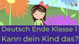 Ende Klasse 1  ✍🏼 Deutsch  ✏️ Lernstand prüfen [upl. by Liakim]