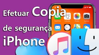 PR Como fazer copia de segurança iPhone  omo fazer backup iphone no pc [upl. by Allard]