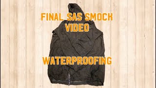 SAS  British army smock waterproofing with fabsil goldwill work on other jackets [upl. by Mcroberts]