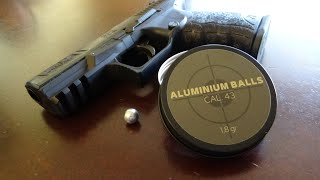 Walther PPQ M2 Aluminium Balls Homedefence24 [upl. by Otsenre]