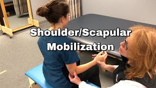 ShoulderScapular Mobilization  Occupational Therapy [upl. by Giliana]