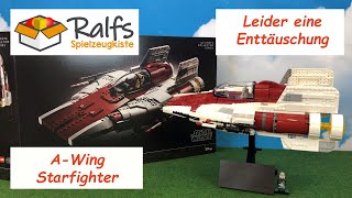 LEGO®  Star Wars  A Wing Starfighter  75275  Review [upl. by Bryn]