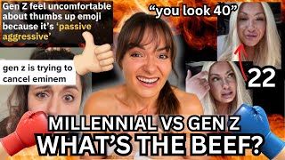 What’s With The Millennial Vs Gen Z Beef [upl. by Ennovad]