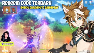 Buruan Redeem Code Terbaru  Gorou Gameplay Hangout Event Genshin Impact [upl. by Daney]