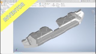 Crossbeam Part 1  Inventor 2020 Training  Surfaces [upl. by Wendelin]