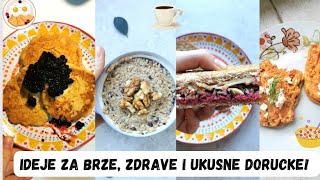 IDEJE ZA BRZ ZDRAV I UKUSAN DORUCAK 🥞🥪 [upl. by Junji]