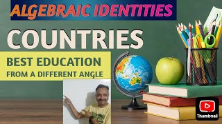 Algebraic Identities Derivationmaths utubevideo education [upl. by Xylia]