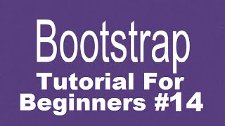 Bootstrap Tutorial For Beginners 14  Adding Glyphicons in Bootstrap [upl. by Colwin763]