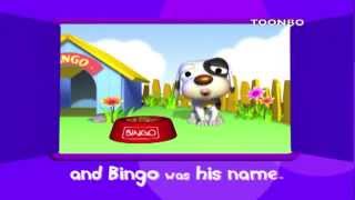 BINGO Lyric  ToonBo HD  Most Popular Kids BINGO song [upl. by Nowujalo291]