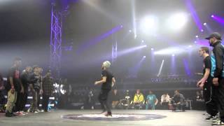 Bboy Lilou Cuts at Chelles Battle Pro 2014 [upl. by Nhaj170]