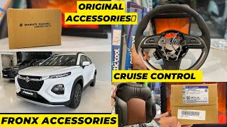 New FronX Accessories  FronX Sigma Base model accessories  Cruise Control  Leather Seat cover [upl. by Naquin]