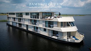 Zambezi Queen  Luxury African River Safari [upl. by Lesab]