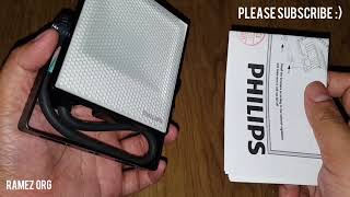 PHILIPS LED FLOODLIGHT LAMP 10 WATT  Essential Smartbright G2 Unboxing in Detail [upl. by Flan80]