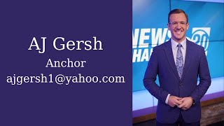 AJ Gersh Morning News Anchor Reel 2023 [upl. by Neall781]