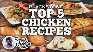 Top 5 Chicken Recipes  Blackstone Griddles [upl. by Airrej]