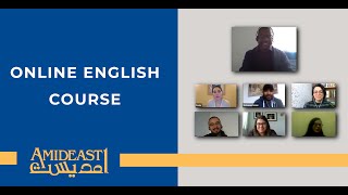 AMIDEAST Online English Course [upl. by Kerk961]