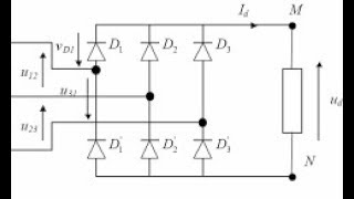 7 Le redressement non commandé triphasé montage parallèle double [upl. by Molloy475]