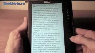 Trekstor eBook Reader 30 Review limba română [upl. by Acir460]