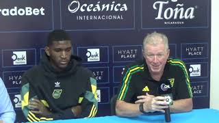 Pre Match Press Conference  Jamaica vs Nicaragua [upl. by Gulgee17]