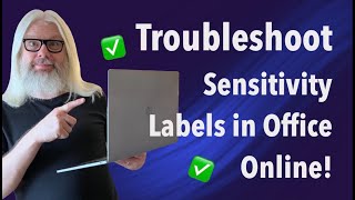 Troubleshoot Sensitivity Labels in Office Online  Peter Rising MVP [upl. by Yatnuhs796]