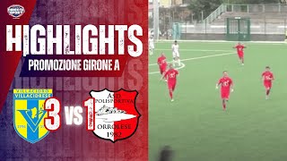 Calcio Promozione Gir A  VillacidreseOrrolese 31 Highlights [upl. by Ervine]