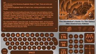 Hitchhikers Guide to the Galaxy Infocom Playthrough 30th Anniversary Edition [upl. by Diraf324]