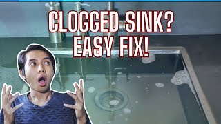 Clogged Drain Easy Fix [upl. by Honna]