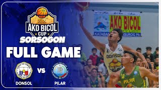 LIVE AKO BICOL CUP SORSOGON  GAME 2  DONSOL VS PILAR [upl. by Boyd]