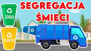 Segregacja śmieci  Recykling odpadów  Śmieciarki  Bajka edukacyjna dla dzieci  Ekologia [upl. by Granthem]